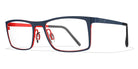 Blackfin® WALDPORT BLF WALDPORT 1011 52 - Blue/Red Eyeglasses
