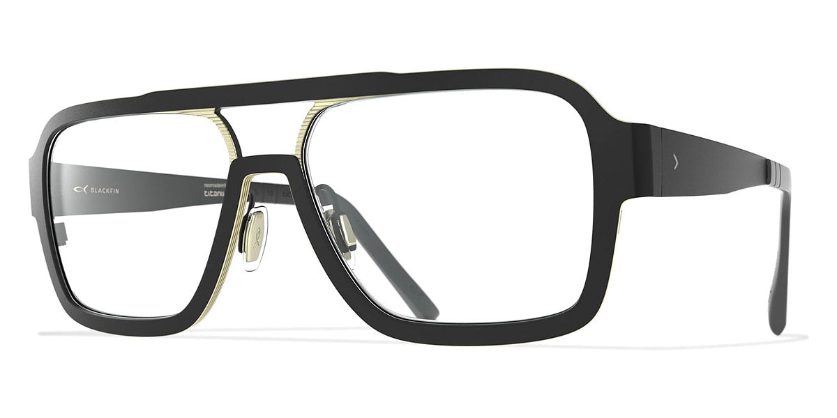 Blackfin® WANDERLUST BLF WANDERLUST 1565 56 - Black/Light Gold Eyeglasses