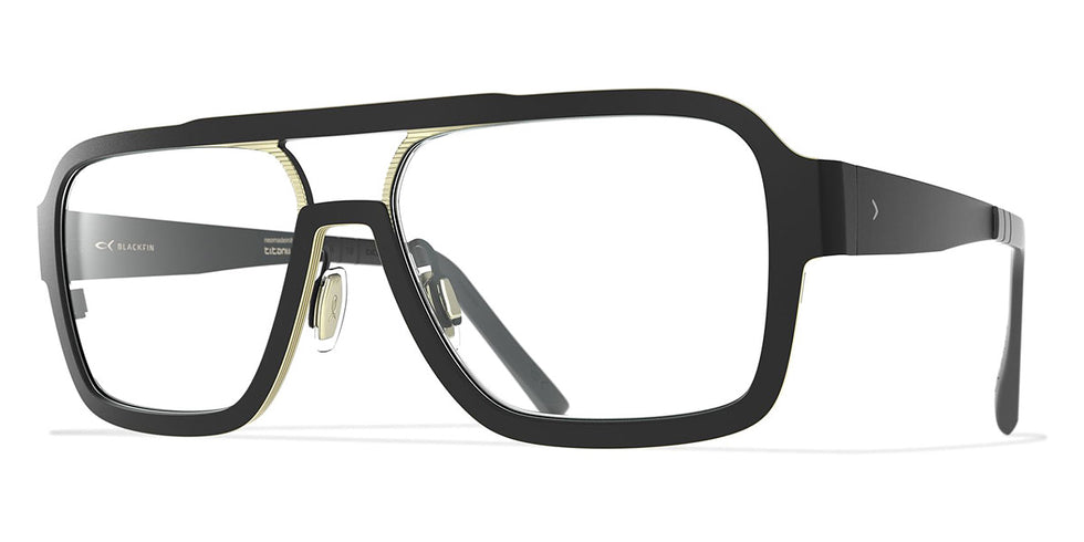 Blackfin® WANDERLUST BLF WANDERLUST 1565 56 - Black/Light Gold Eyeglasses