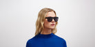Mykita® WAVE MYK WAVE MD1 Pitch Black / Dark Grey Solid 56 - MD1 Pitch Black / Dark Grey Solid Sunglasses