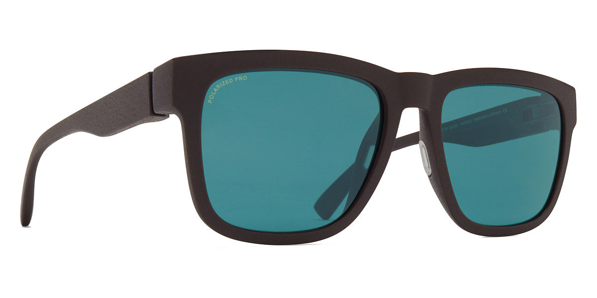 Mykita® WAVE MYK WAVE MD22 Ebony Brown / Polarized Pro Ocean Blue 56 - MD22 Ebony Brown / Polarized Pro Ocean Blue Sunglasses