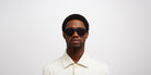 Mykita® WAVE MYK WAVE MD34 Indigo / Brown Solid 56 - MD34 Indigo / Brown Solid Sunglasses