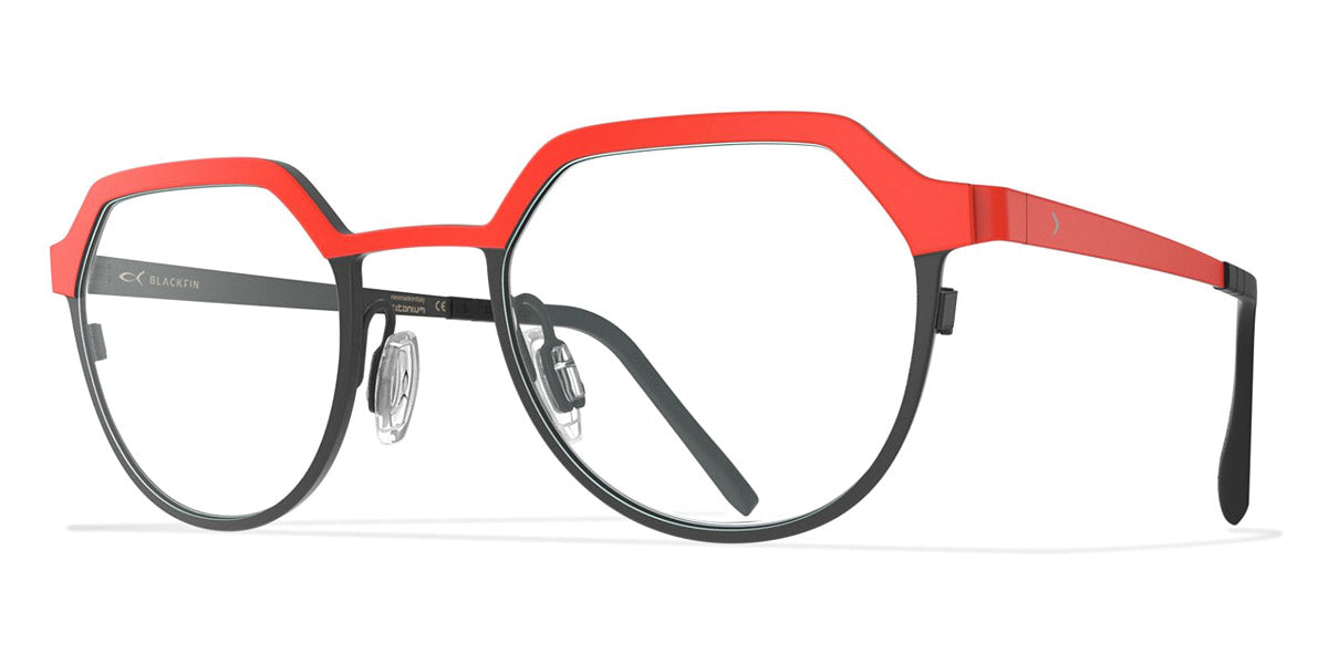 Blackfin® WELLS BLF WELLS 1442 46 - Red/Black Eyeglasses