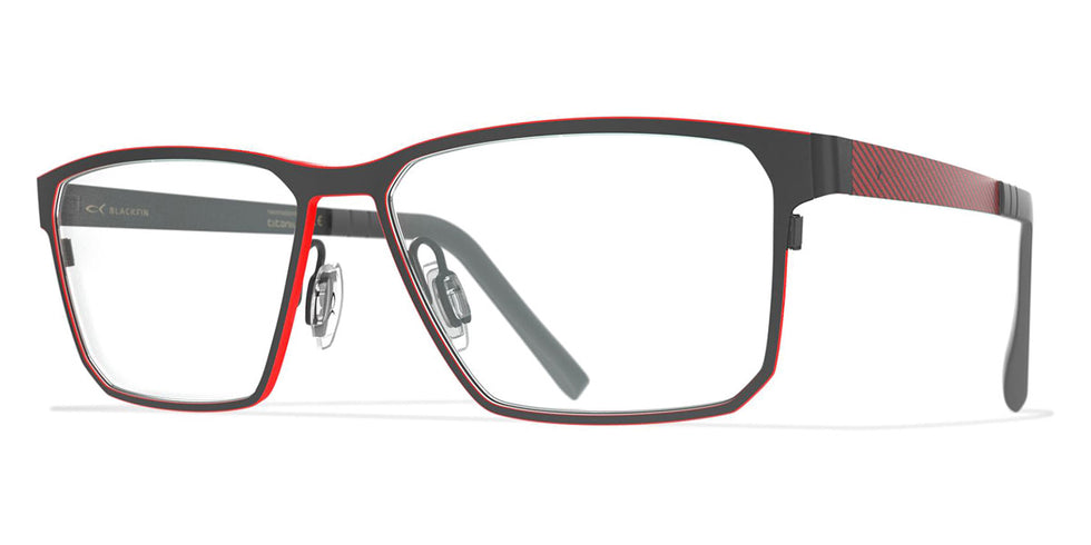 Blackfin® WESTHAMPTON BLF WESTHAMPTON 1469 56 - Matt Black/Fluo Red Eyeglasses