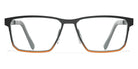 Blackfin® WESTHAMPTON BLF WESTHAMPTON 1501 56 - Black Ink/Space Orange Eyeglasses