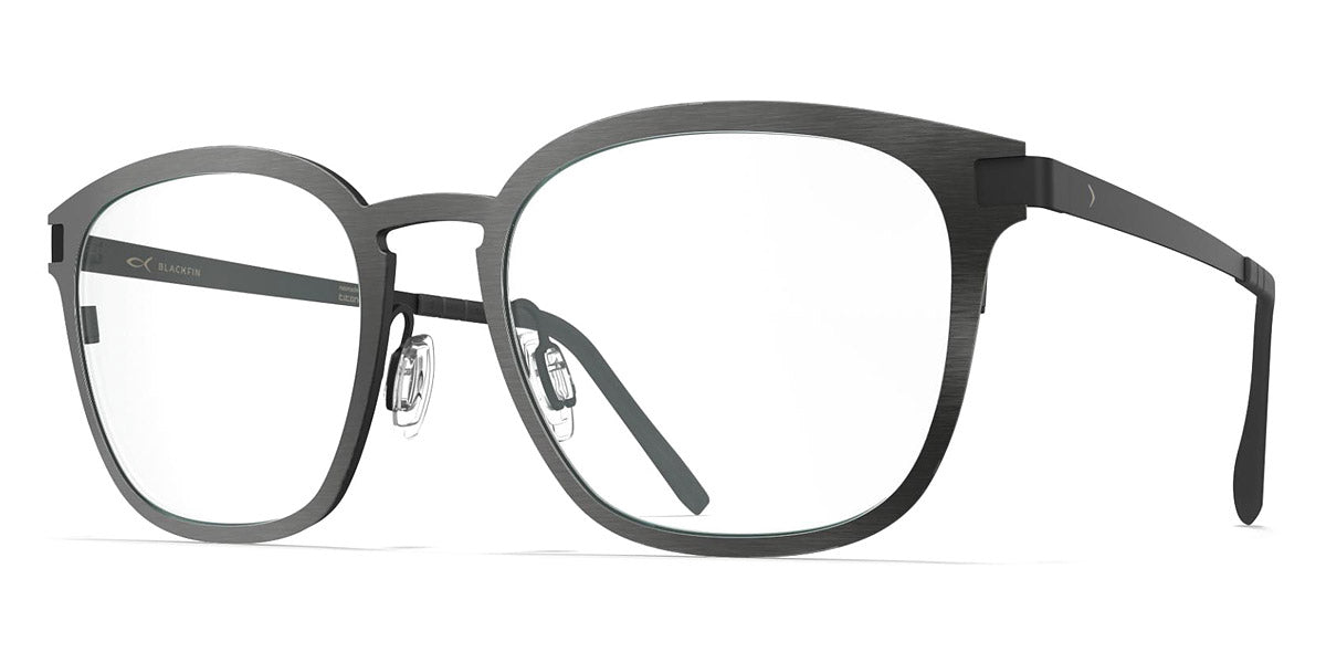 Blackfin® WHITBY BLF WHITBY 1607 53 - Antique Silver/Blackfin Black Eyeglasses