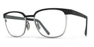 Blackfin® WHITEBROOK BLF WHITEBROOK 1397 52 - Black/Silver Eyeglasses