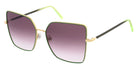 Andy Wolf® Willow Sun ANW Willow Sun 06 59 - Gold/Green Sunglasses