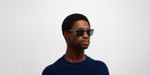 Mykita® WILL MYK WILL Mole Grey / Polarized Pro Ocean Blue 57 - Mole Grey / Polarized Pro Ocean Blue Sunglasses