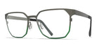 Blackfin® WILMINGTON BLF WILMINGTON 1428 53 - Gunmetal-Green Gradient/Gunmetal Eyeglasses
