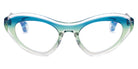 Blake Kuwahara® WIMBERLY BLK WIMBERLY CYAN 52 - CYAN Eyeglasses