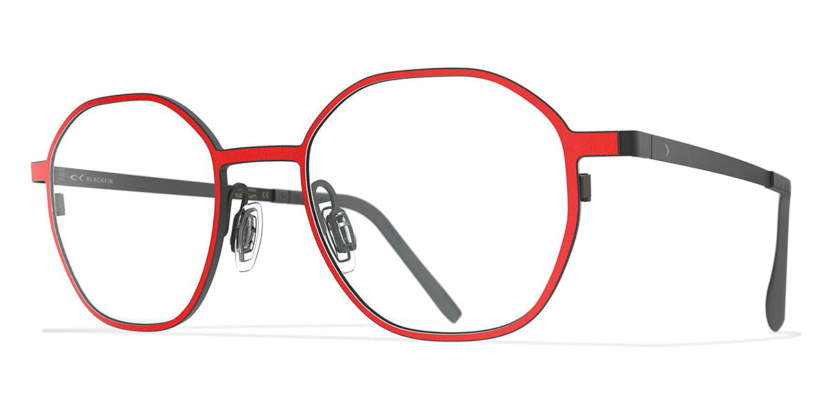 Blackfin® WINCHESTER BAY BLF WINCHESTER BAY 1511 48 - Fluo Red/Blackfin Black Eyeglasses