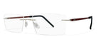 Blackfin® WIND DANCER BLF WIND DANCER 186 - Silver/Red Eyeglasses