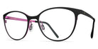 Blackfin® WINDSOR BLF Windsor 1597 52 - Matt Black/Deep Magenta Eyeglasses