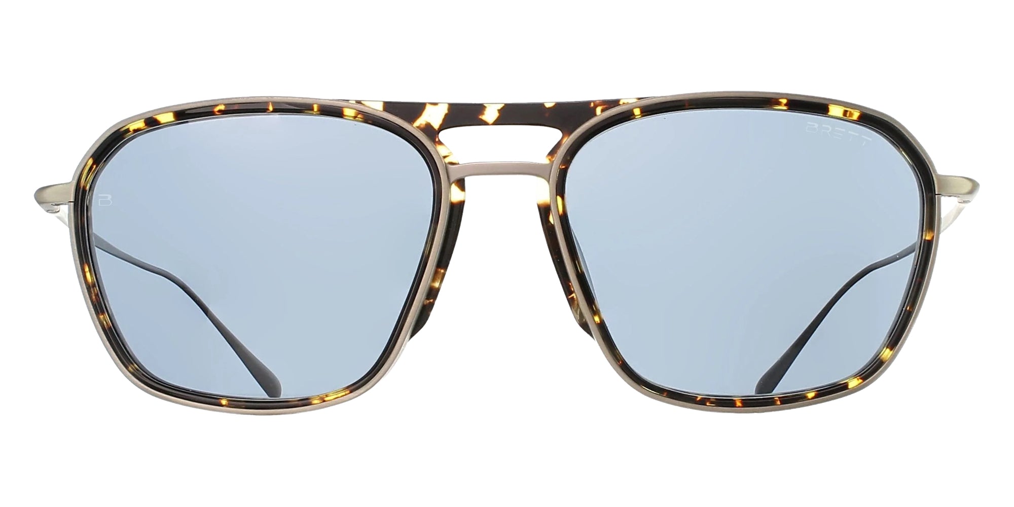 Brett® WYATT SUN BRTT WYATT SUN-C09-ST 57 - Honey Tortoise/Silver - C09