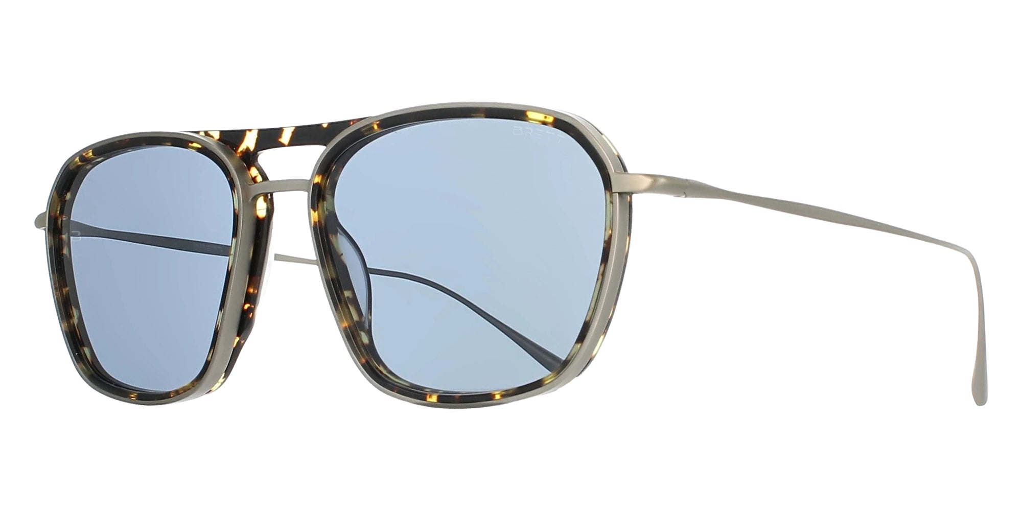 Brett® WYATT SUN BRTT WYATT SUN-C09-ST 57 - Honey Tortoise/Silver - C09
