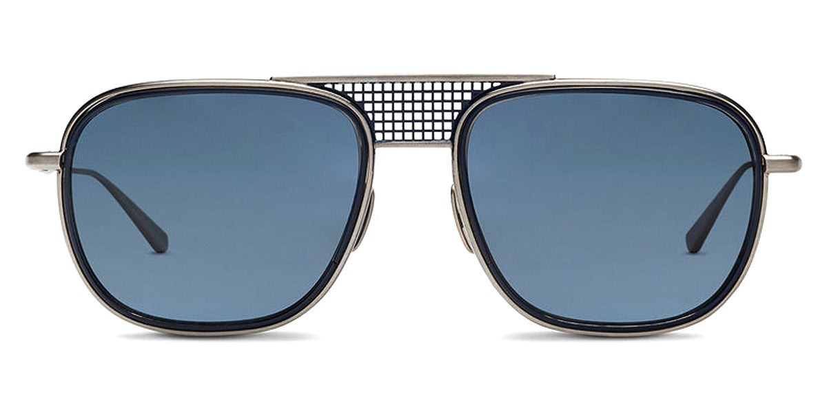SALT.® X RADFORD RS-500 SAL X RADFORD RS-500 ASI 55 - Antique Silver/Indigo Blue/Polarized Denim CR-39 Lens Sunglasses
