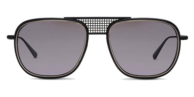 SALT.® X RADFORD RS-500 SAL X RADFORD RS-500 BSAS 55 - Black Sand/Antique Silver/Polarized Black CR-39 Lens Sunglasses