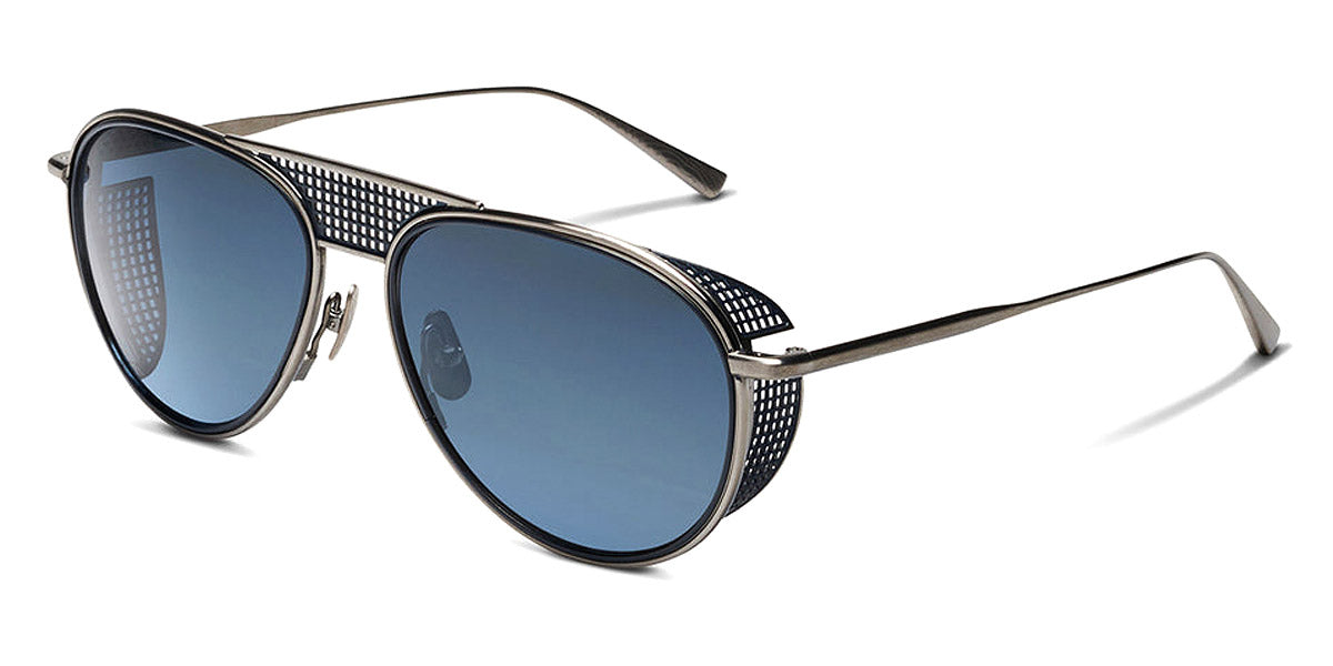 SALT.® X RADFORD RS-600 SAL X RADFORD RS-600 ASI 59 - Antique Silver/Indigo Blue/Polarized Denim CR-39 Lens Sunglasses