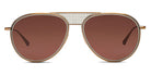 SALT.® X RADFORD RS-600 SAL X RADFORD RS-600 GL 59 - Gold Leaf/Polarized Crimson CR-39 Lens Sunglasses