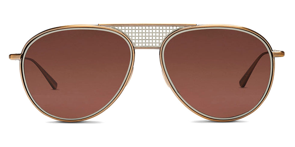 SALT.® X RADFORD RS-600 SAL X RADFORD RS-600 GL 59 - Gold Leaf/Polarized Crimson CR-39 Lens Sunglasses