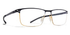 Mykita® XANDER MYK XANDER Gold/Black 55 - Gold/Black Eyeglasses
