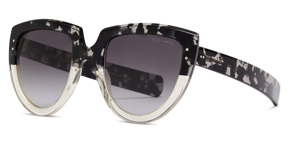 Oliver Goldsmith® Y-NOT OG Y-NOT Black Tortoise Champagne 55 - Black Tortoise Champagne Sunglasses