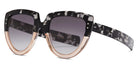 Oliver Goldsmith® Y-NOT OG Y-NOT Black Tortoise Pink Champagne 55 - Black Tortoise Pink Champagne Sunglasses