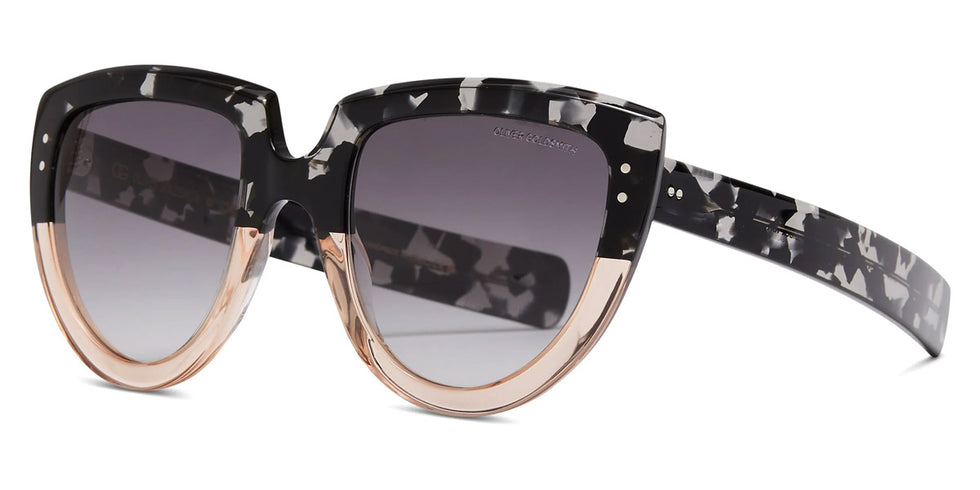 Oliver Goldsmith® Y-NOT OG Y-NOT Black Tortoise Pink Champagne 55 - Black Tortoise Pink Champagne Sunglasses