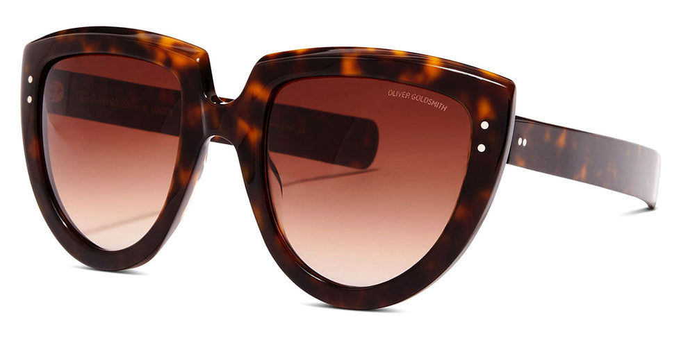 Oliver Goldsmith® Y-NOT OG Y-NOT Silk Tortoise 55 - Silk Tortoise Sunglasses