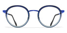 Blackfin® YATES BLF YATES 1418 46 - Bright Blue/Gradient Blue Eyeglasses