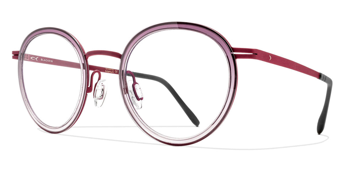 Blackfin® YATES BLF YATES 1420 46 - Red/Gradient Burgundy Eyeglasses