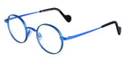 NaoNed® Yeched Mat NAO Yeched Mat 7080 45 - 7080 Portobello Green/Fluoresecent Dark Blue Eyeglasses