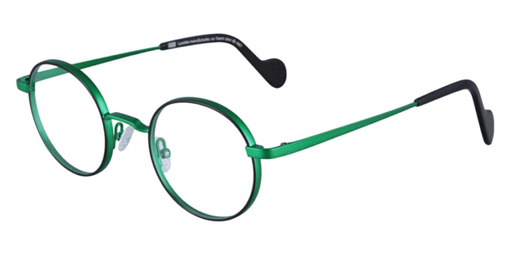 NaoNed® Yeched Mat NAO Yeched Mat 7901 45 - 7901 Matte Black/Fluorescent Dark Green Eyeglasses