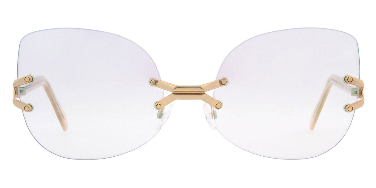 Andy Wolf® Yohkoh ANW Yohkoh 06 58 - Gold/Pink 06 Eyeglasses