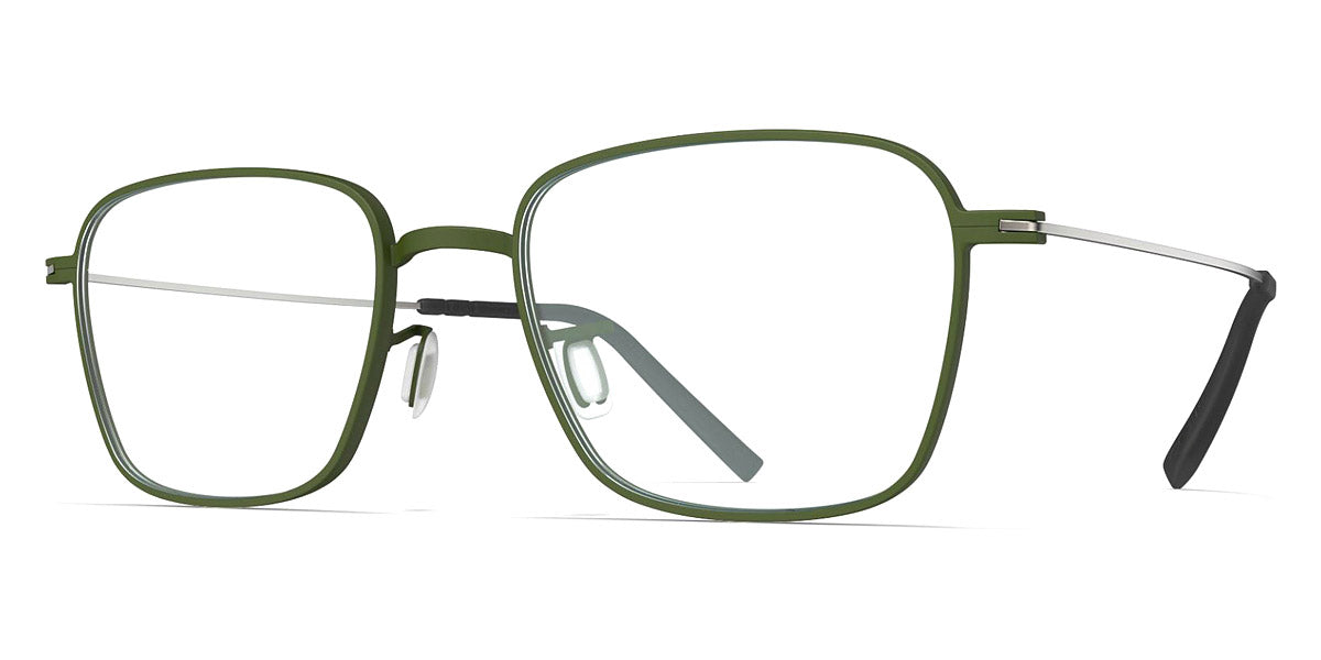 Blackfin® YOSEMITE BLF YOSEMITE 1581 51 - Army Dark Green / Brushed Silver Eyeglasses