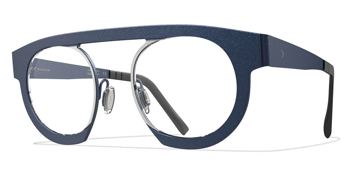 Blackfin® ZEN BLF ZEN 1460 48 - Navy Blue/Silver Eyeglasses