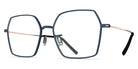 Blackfin® ZUMA BLF Zuma 1756 54 - NIAGARA BLUE/SHINY OXIDE ORANGE Eyeglasses