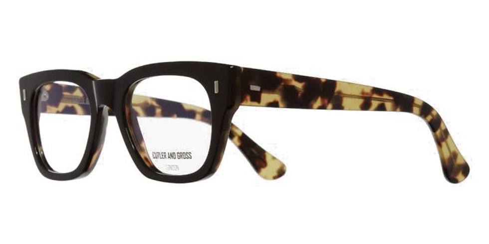 Cutler and Gross® CG0772v2 CG0772V2 BLACK ON CAMOUFLAGE 52 - Black On Camouflage Eyeglasses