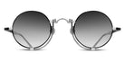 Matsuda® 10601H MTD 10601H Palladium White/Black/Grey Gradient 45 - Palladium White/Black / Grey Gradient Sunglasses