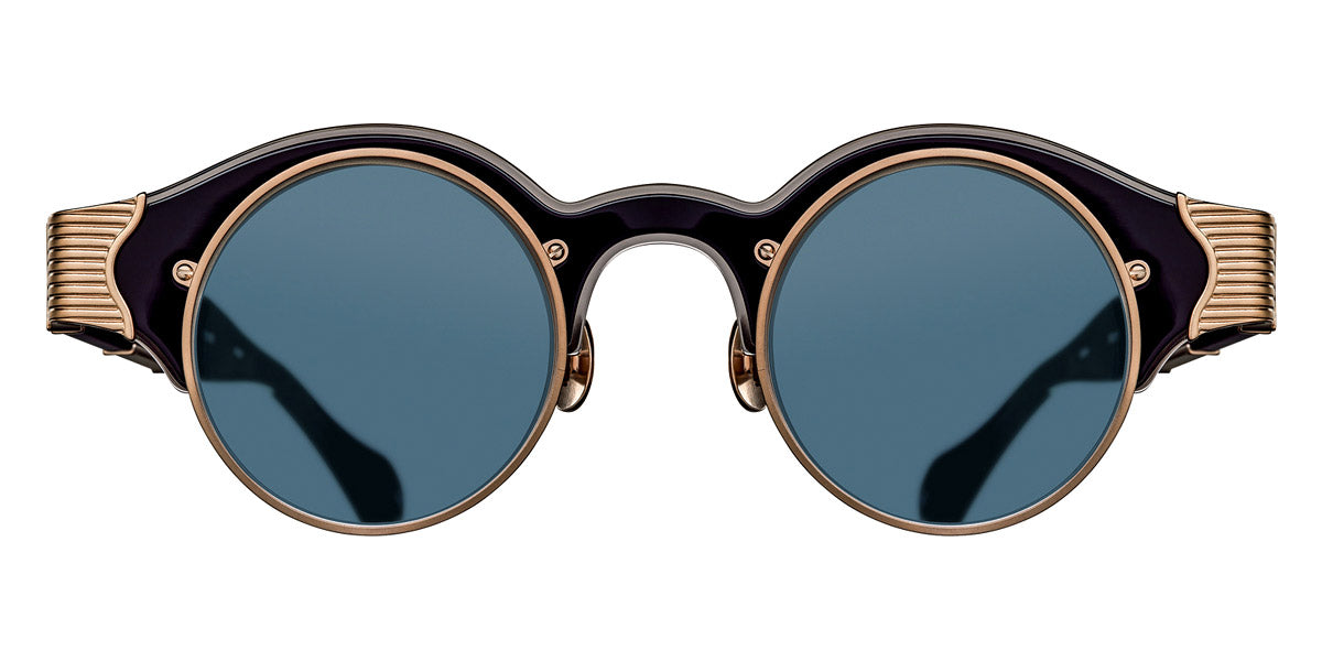 Matsuda® 10605H MTD 10605H Matte Gold/Blue Grey 43 - Matte Gold / Blue Grey Sunglasses