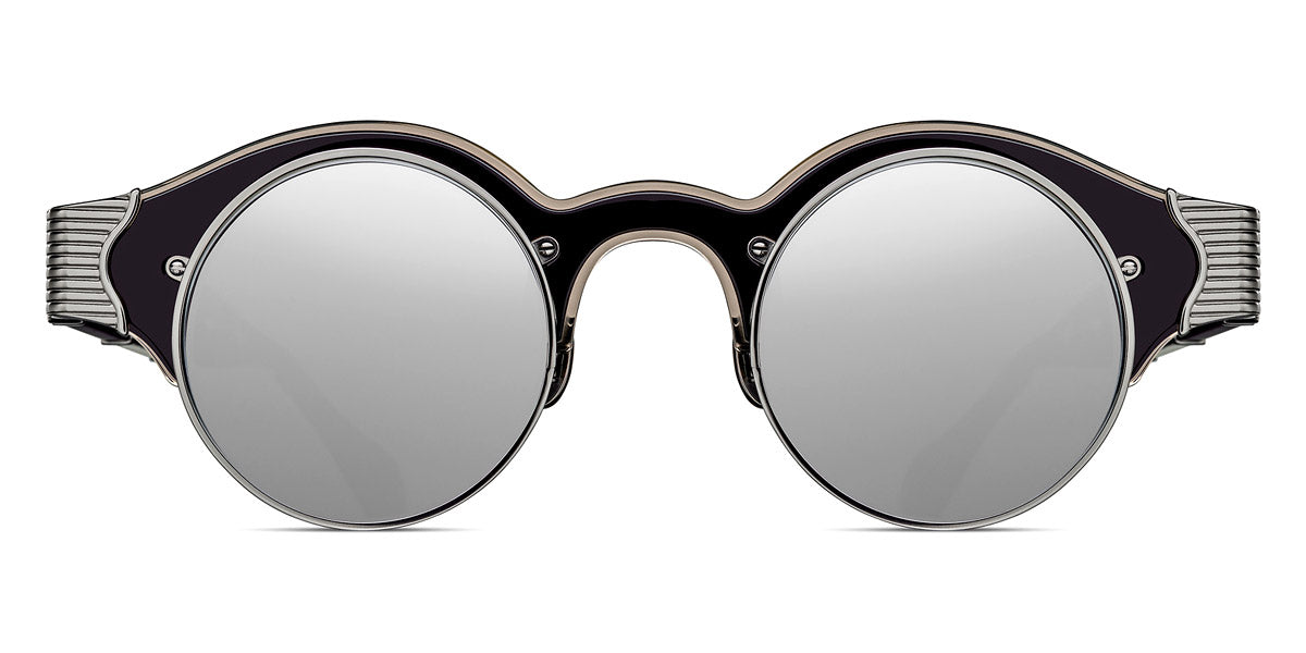 Matsuda® 1Matsuda® 10605H MTD 10605H Ruthenium/Silver Mirror 43 - Ruthenium / Silver Mirror Sunglasses0605H  Sunglasses