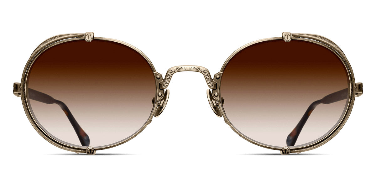 Matsuda® 10610H MTD 10610H Antique Gold/Brown Gradient 51 - Antique Gold / Brown Gradient Sunglasses