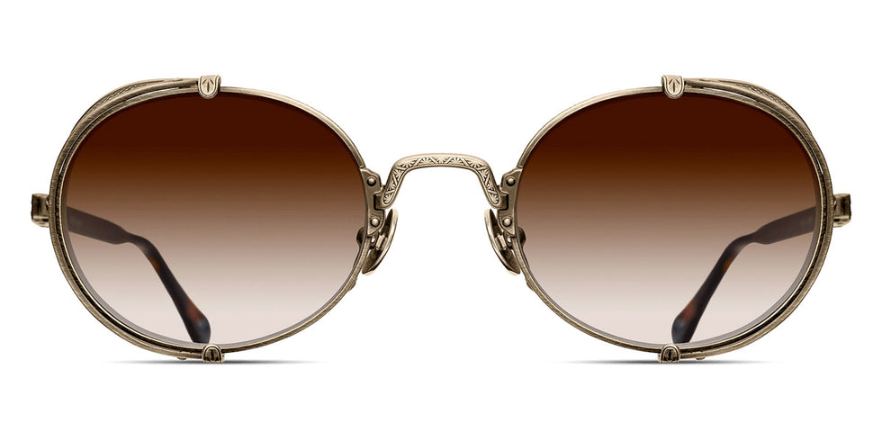 Matsuda® 10610H MTD 10610H Antique Gold/Brown Gradient 51 - Antique Gold / Brown Gradient Sunglasses
