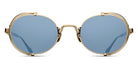 Matsuda® 10610H MTD 10610H Brushed Gold/Cobalt Blue 51 - Brushed Gold / Cobalt Blue Sunglasses