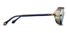 Matsuda® 10610H MTD 10610H Brushed Gold/Cobalt Blue 51 - Brushed Gold / Cobalt Blue Sunglasses