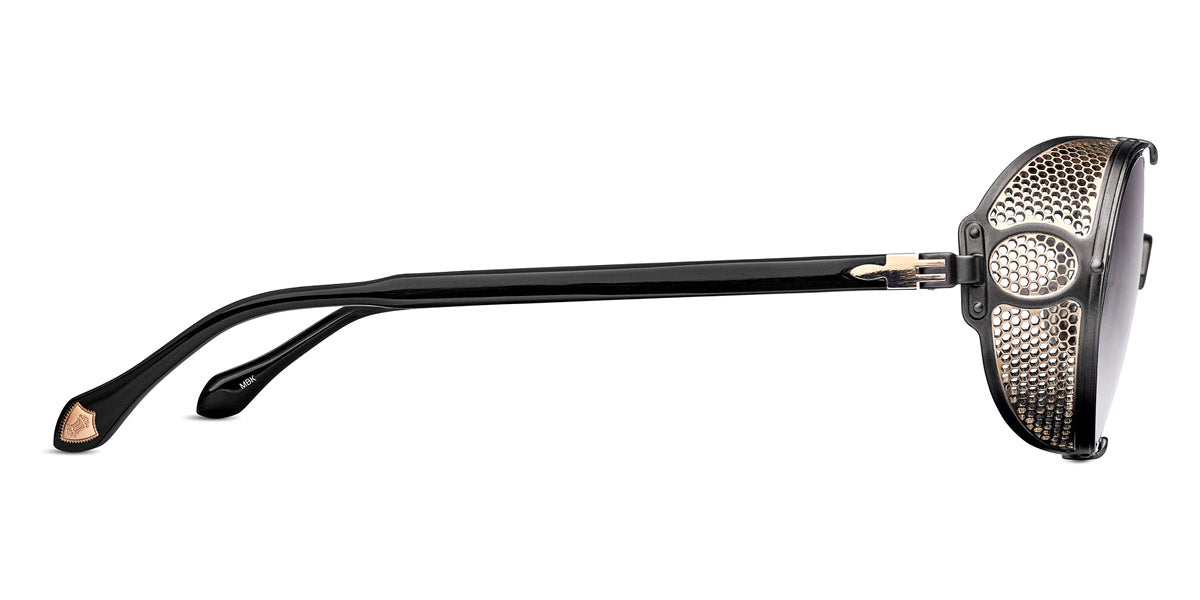 Matsuda® 10610H MTD 10610H Matte Black/Grey Gradient 51 - Matte Black / Grey Gradient Sunglasses