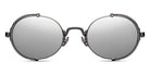 Matsuda® 10610H MTD 10610H Matte Black/Silver Mirror 51 - Matte Black / Silver Mirror Sunglasses