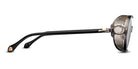 Matsuda® 10610H MTD 10610H Matte Black/Silver Mirror 51 - Matte Black / Silver Mirror Sunglasses