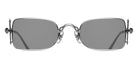 Matsuda® 10611H MTD 10611H Palladium White/Brushed Silver/Grey 48 - Palladium White/Brushed Silver / Grey Sunglasses